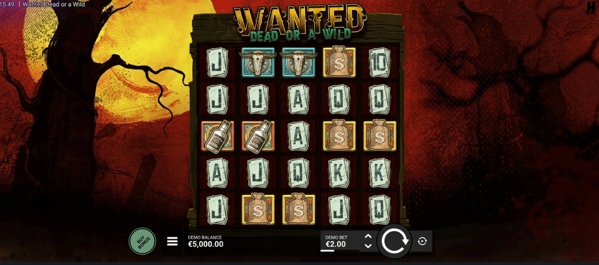 Wanted Dead or a Wild free casino game